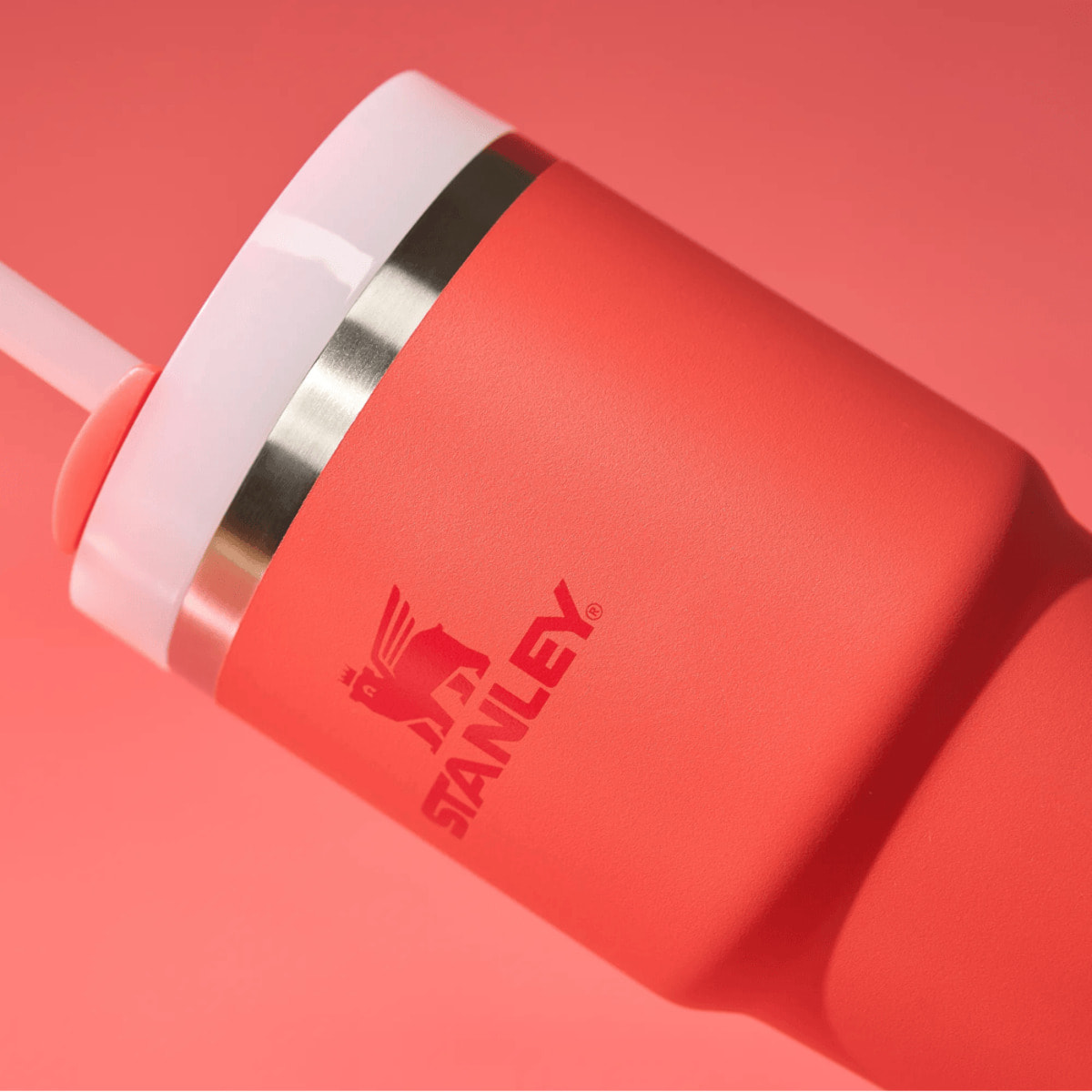 Botella de agua Isotermica - 0,59L - QUENCHER® H2.O FLOWSTATE™ TUMBLER - Hot Coral