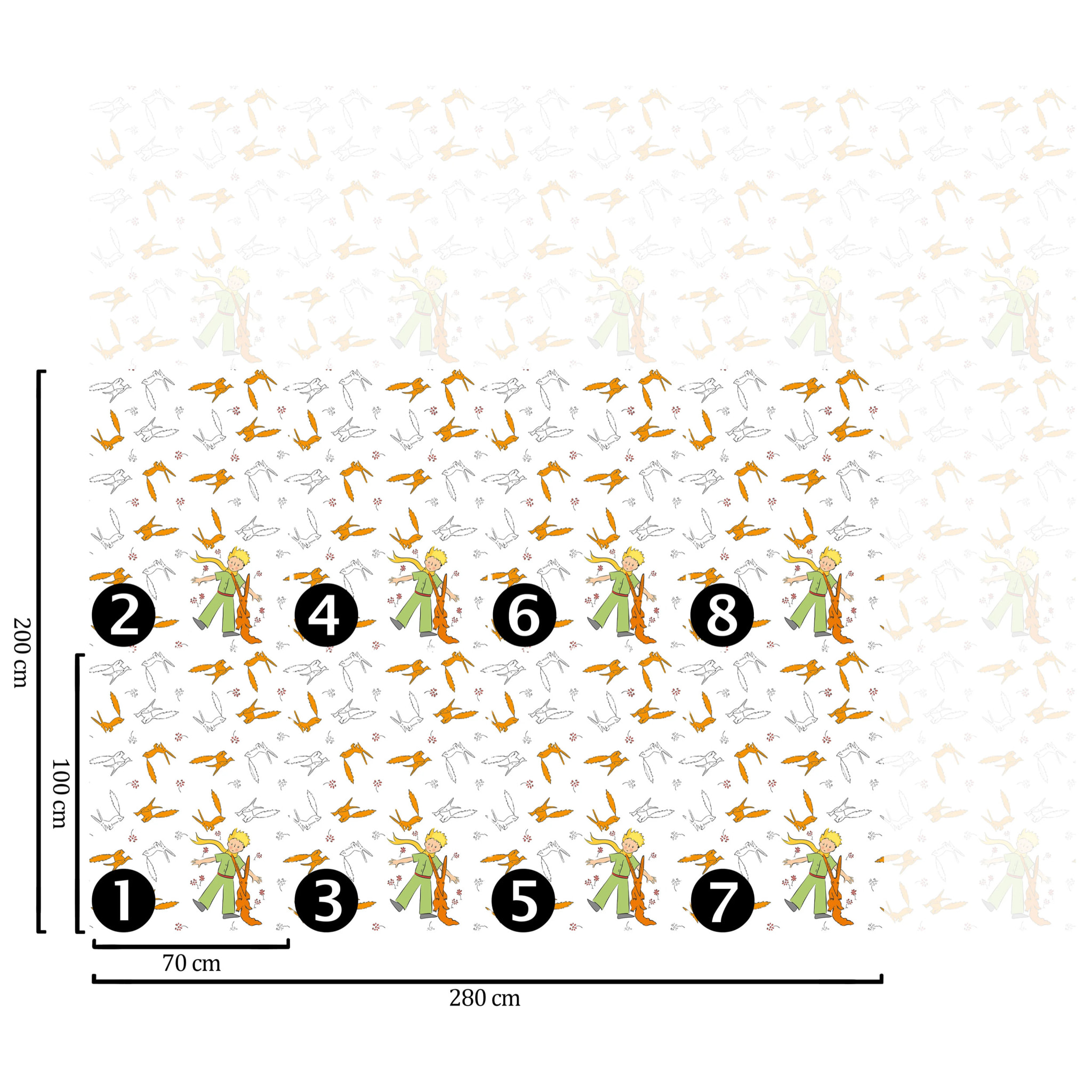 Carta da Parati Ufficiale Il Piccolo Principe Volpe Gioco
