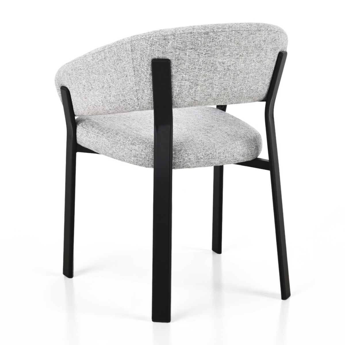 Lot de 2 chaises de salle à manger avec accoudoirs Tomasucci PIT, gris, H.80 L.59 P.60