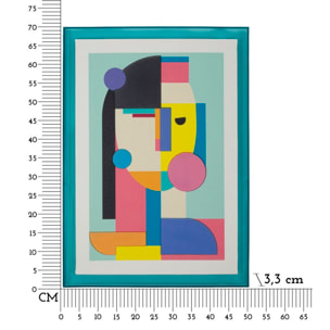 STAMPA SU TELA PICASSY C/CORNICE -B- CM 50X3,3X70