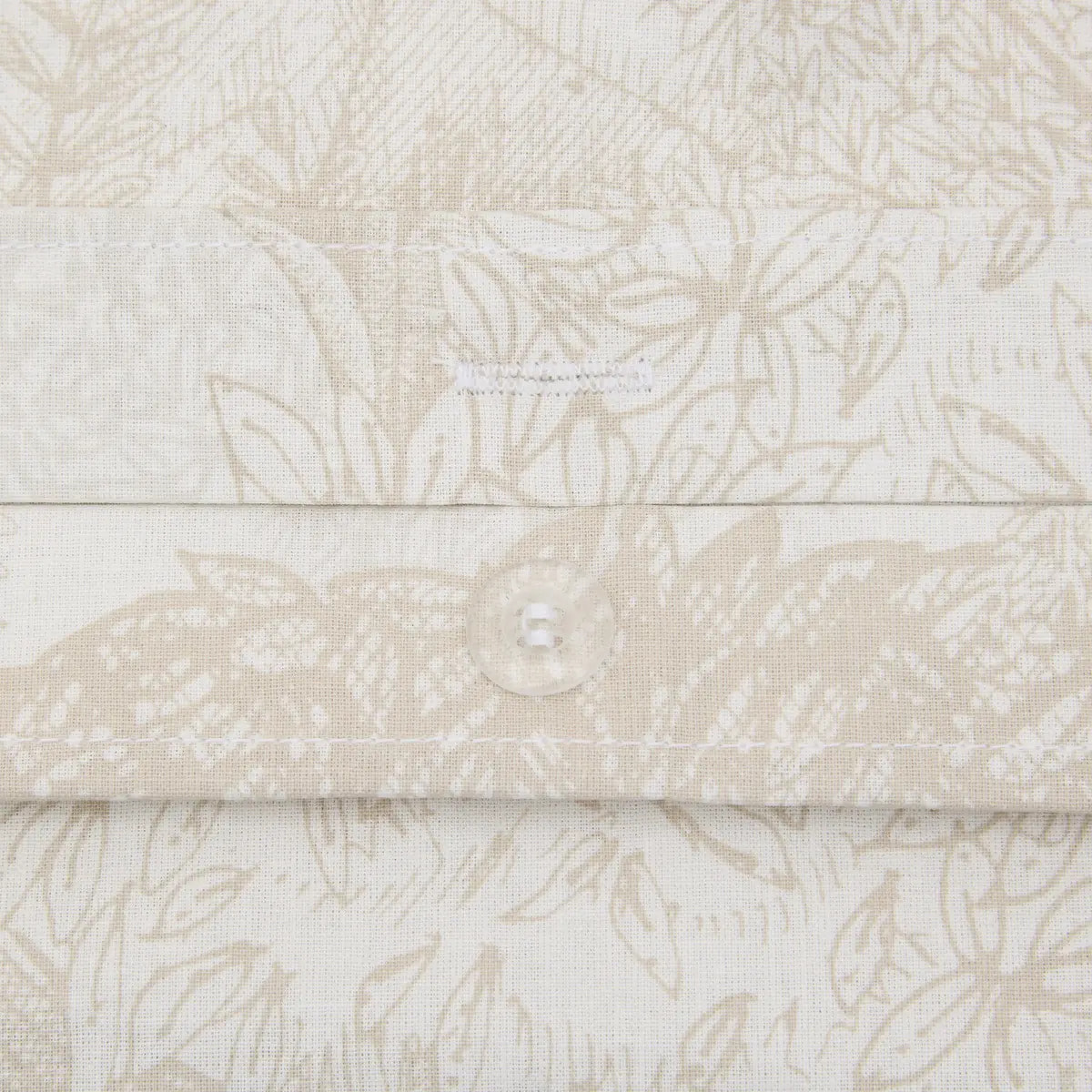 Parure de lit Jouy 220x240cm beige