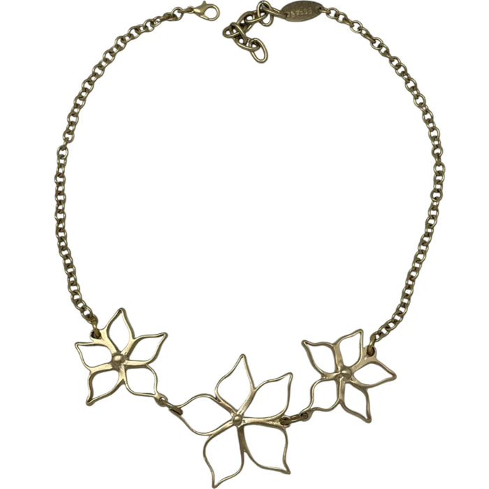 Collar Irregular Blom en dorado 40cm cadena.