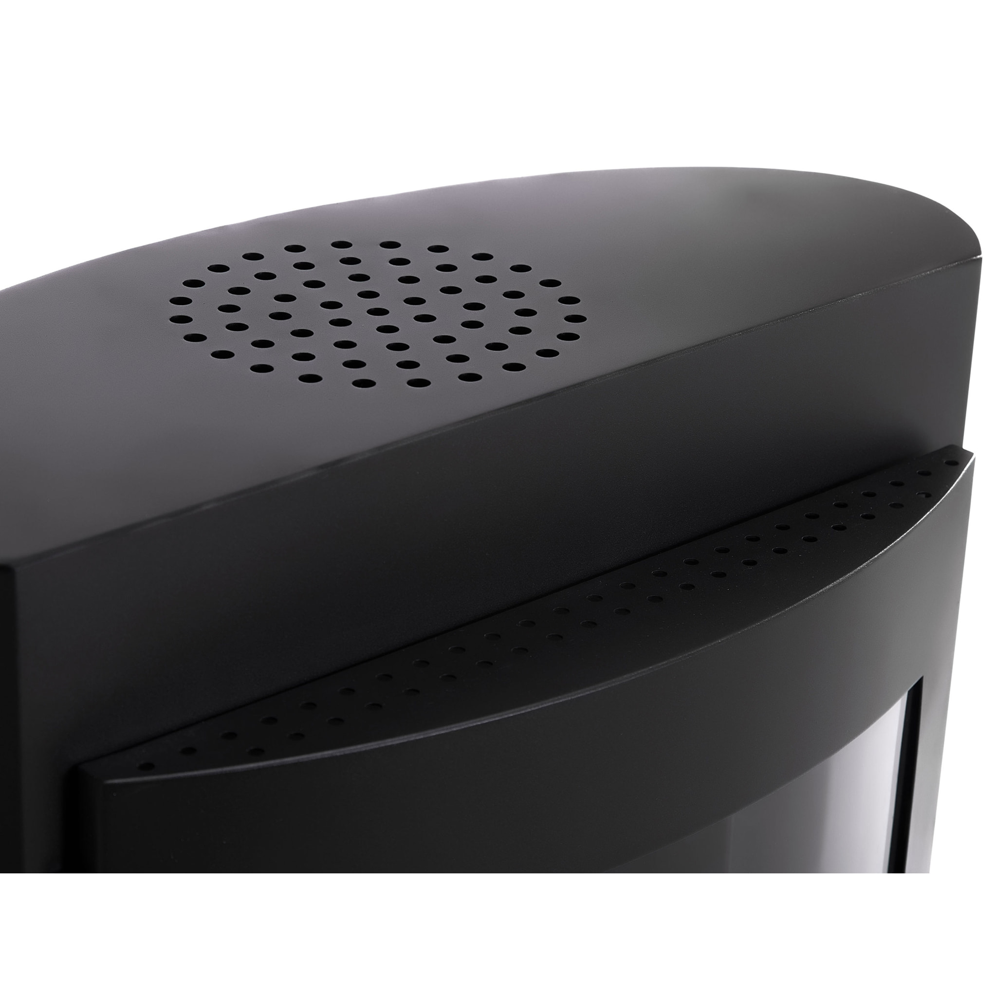 Poêle à l'éthanol en acier carré