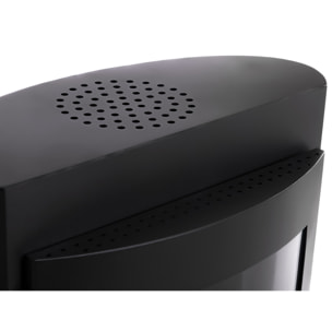 Poêle à l'éthanol en acier carré