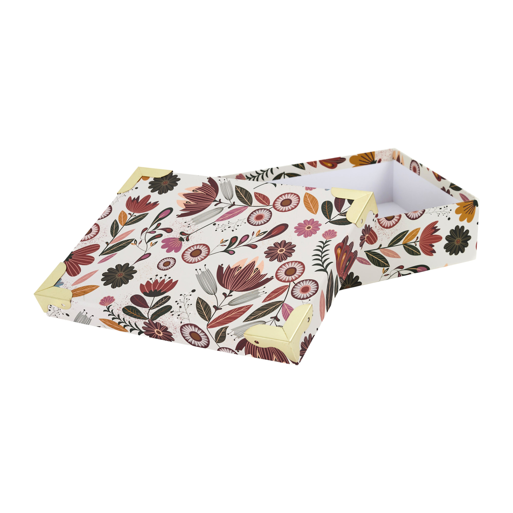 Lot de 6 Boîtes de Rangement - HOME DECO FACTORY - Pratiques - Chic - Multicolore