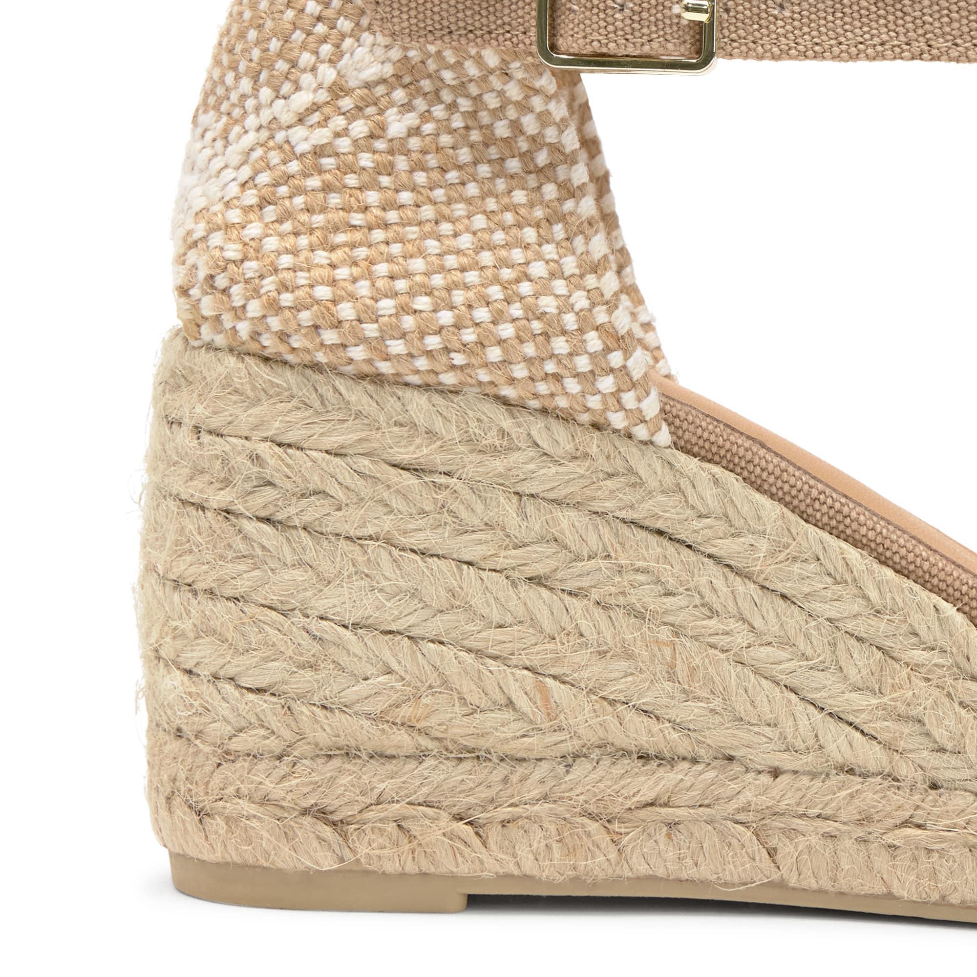 Alpargata cuña de yute 7cm