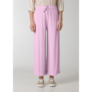 DEHA - Pantalone CREPE TRIMS CROP PANTS in Viscosa per donna