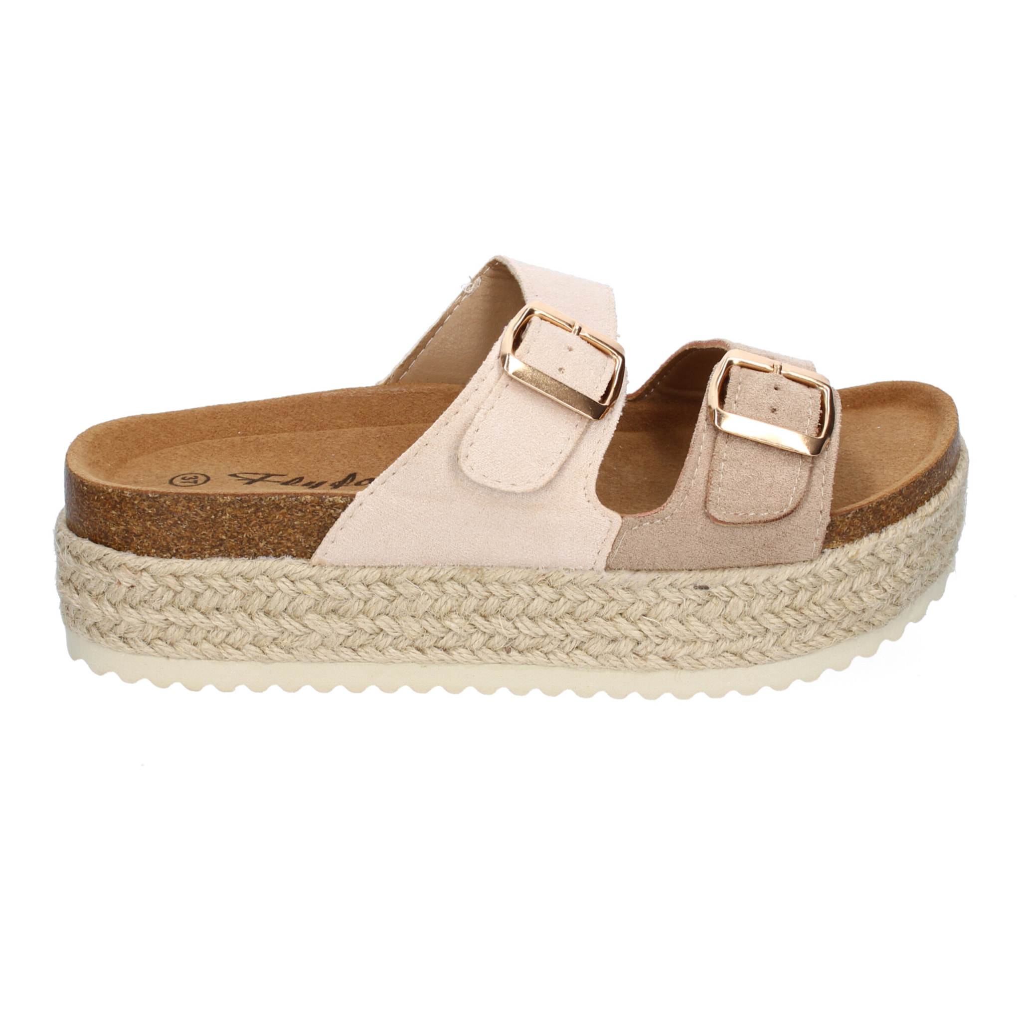 Sandalia de Plataforma para Mujer, Cómodas y Elegantes, Forradas de Yute