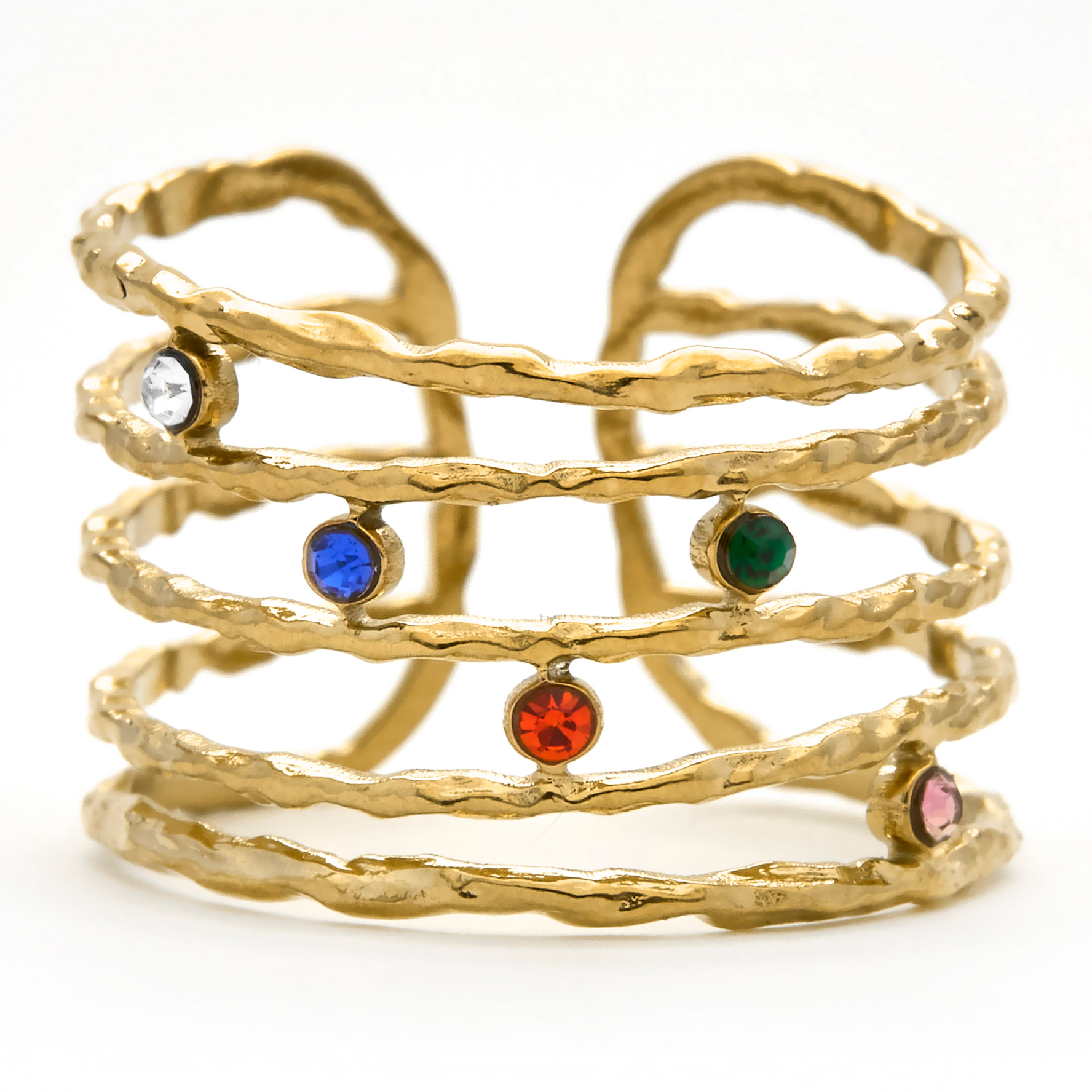 Anillo Copply acabado oro amarillo 18k