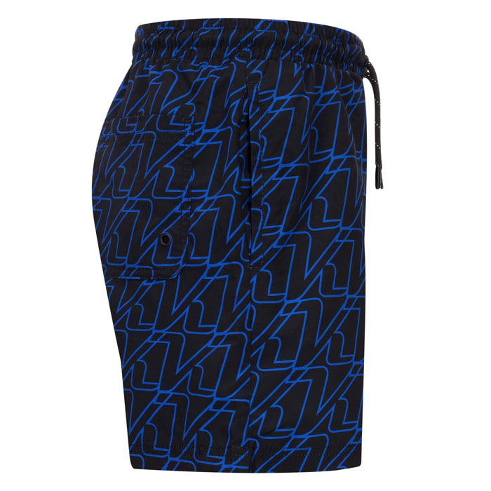 Kappa - Costumi da Bagno Uomo Nero - Logo Gucino
