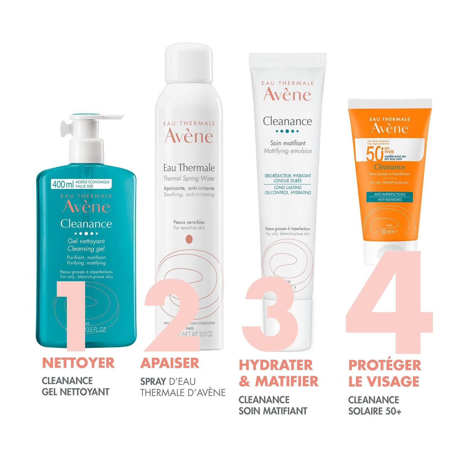 Cleanance SPF 50+ - Protection Solaire Anti-Imperfections 50 ml