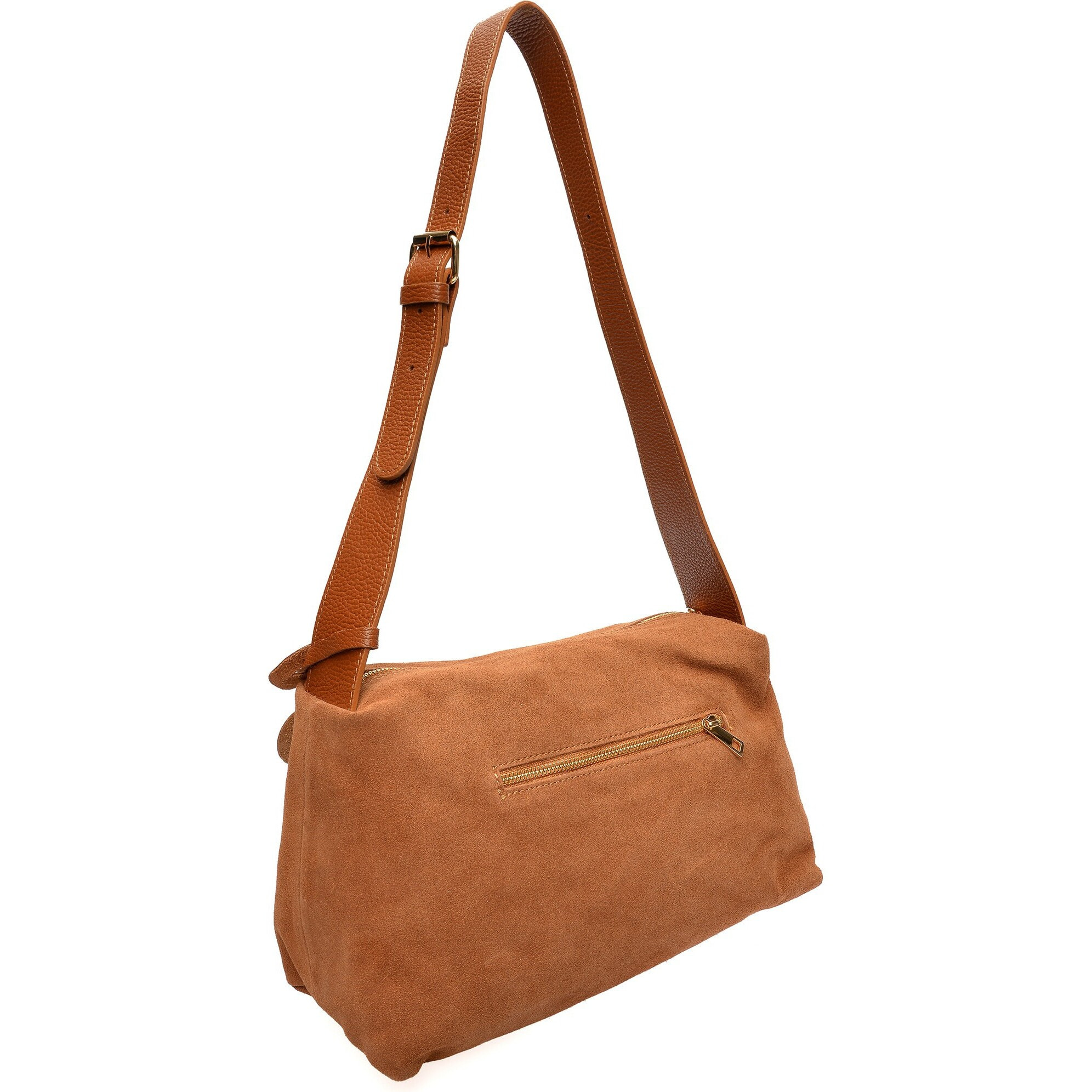 Borsa a tracolla Anna Luchini Cammello