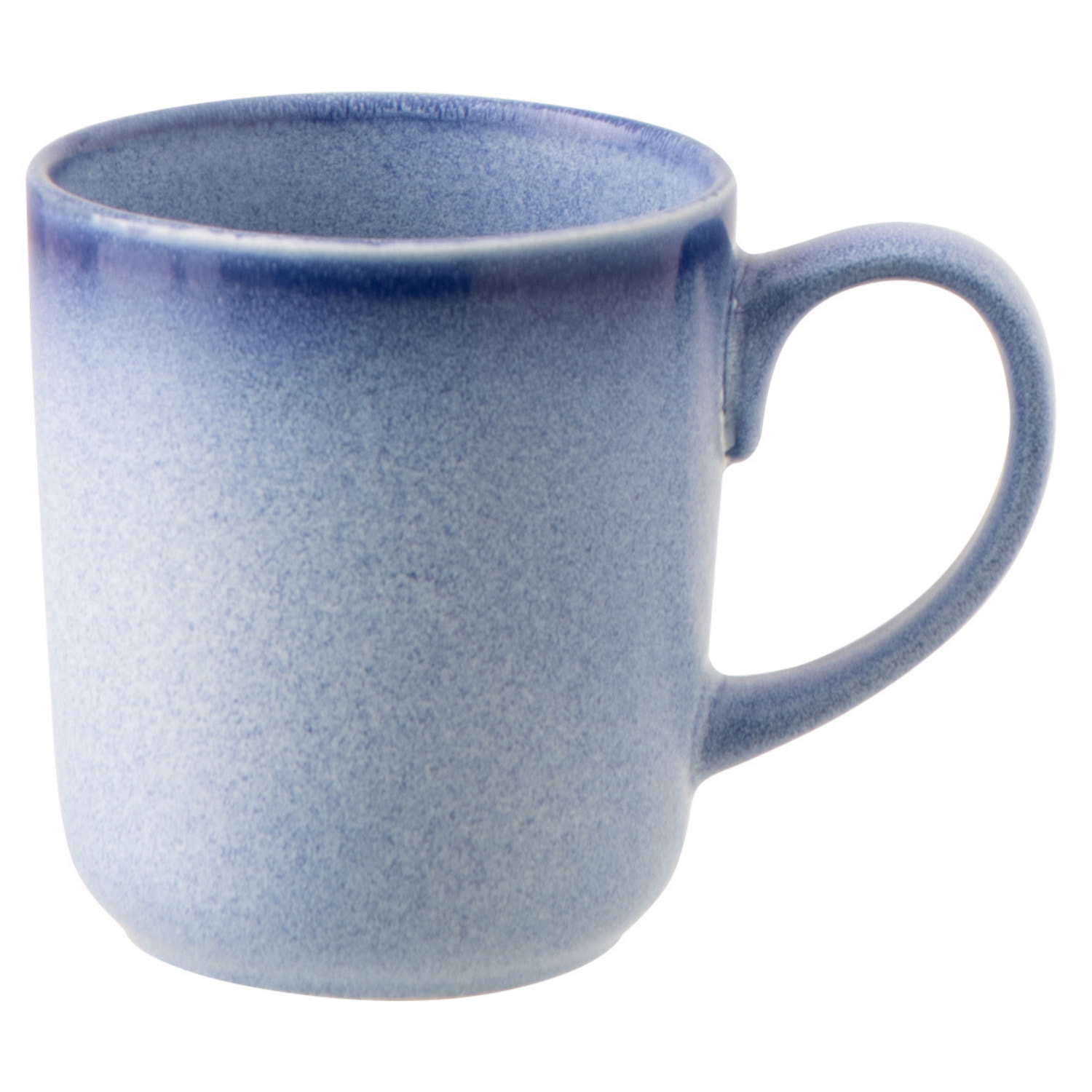 J-Line Tasse Luna - céramique - bleu - 2 pièces