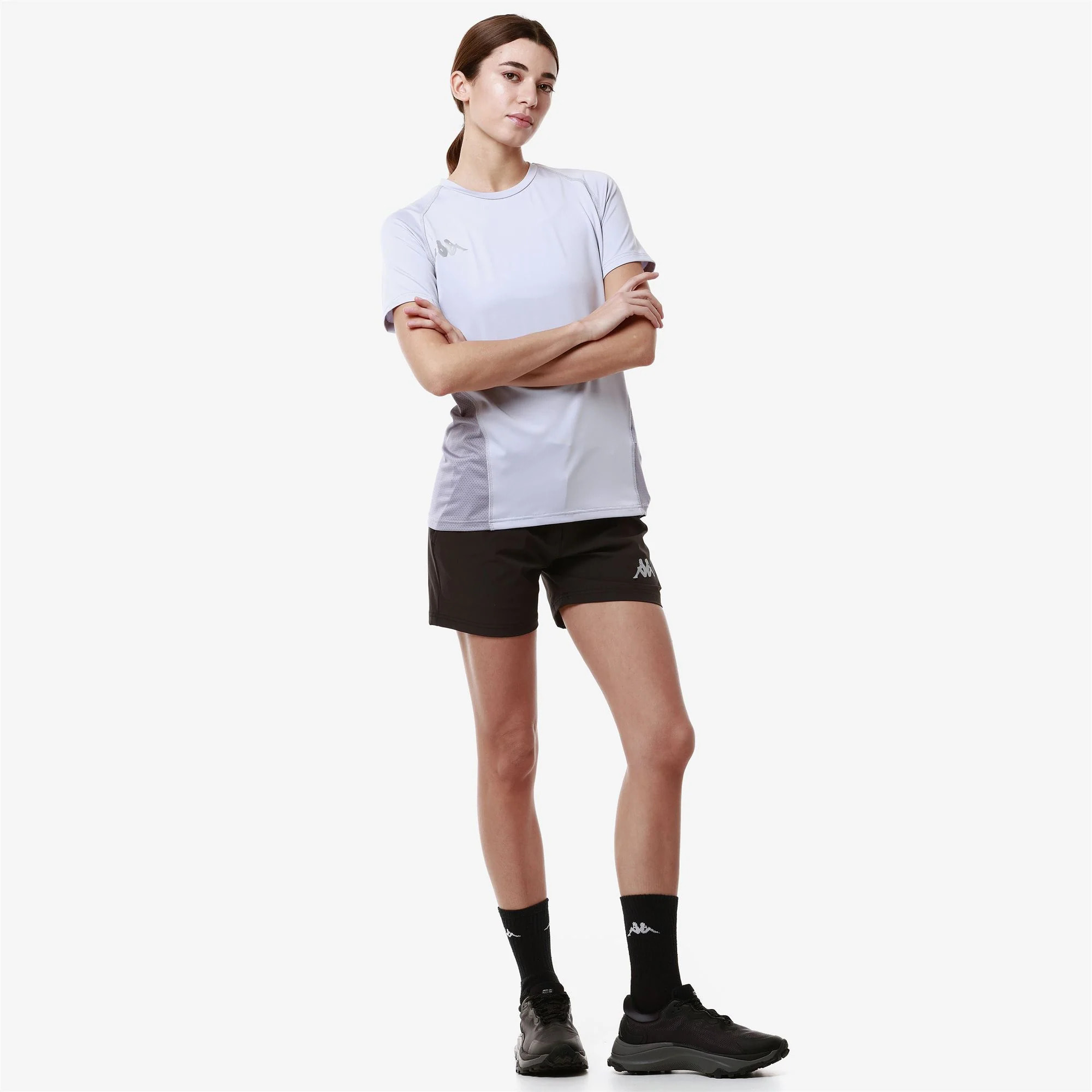 Kappa - Pantaloncini Donna Marrone - 3CENTO 314