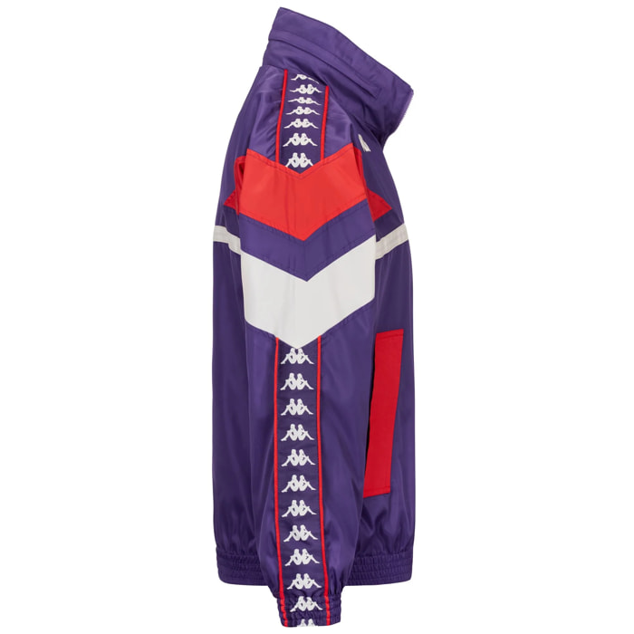 Giacche Kappa Uomo 222 Banda Folist Fiorentina Rosso