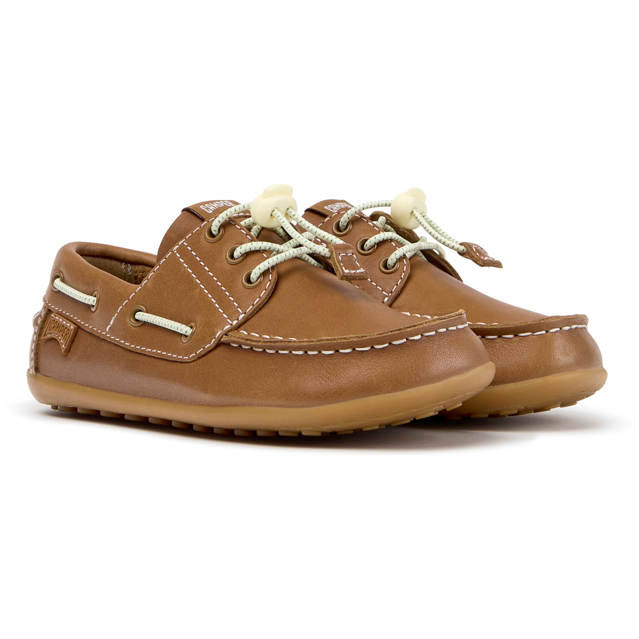 Zapatos de cordones - CAMPER Peu Cami - Marron - Piel lisa