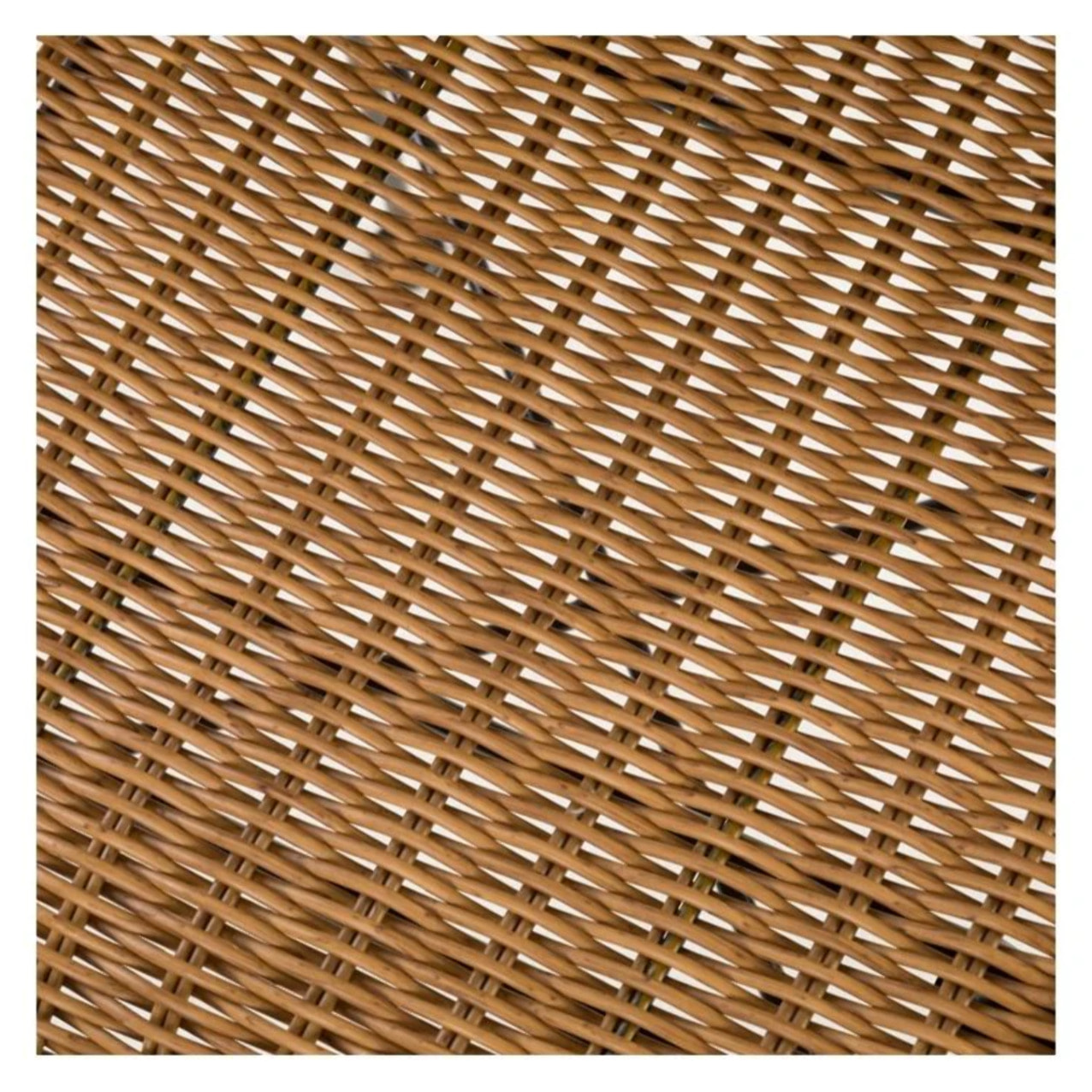 Lot de 2 chaises intérieur/extérieur en résine tressée naturelle - Sirivara