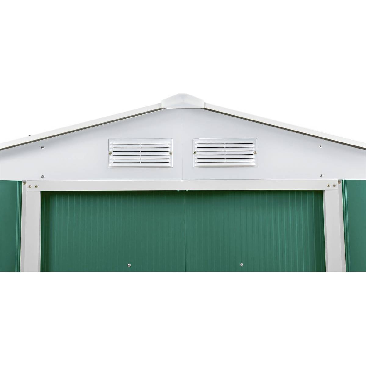 Abri de jardin métal "Rosas" - 10,85 m² - Vert