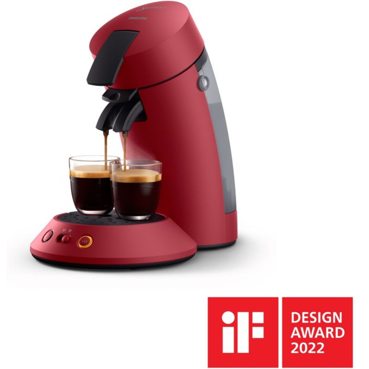 Senseo PHILIPS senseo original plus CSA210/91 rouge