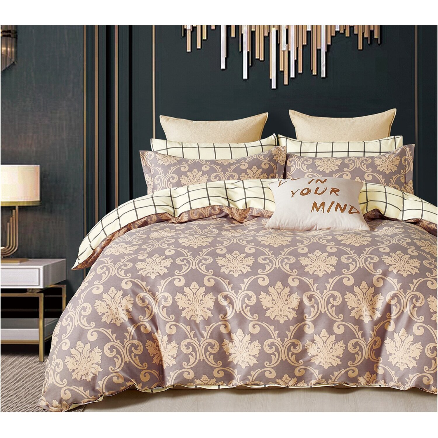Parure housse de couette 100% percale de coton - orévance