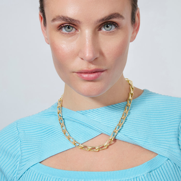 Collar Rikar acabado oro amarillo 18k