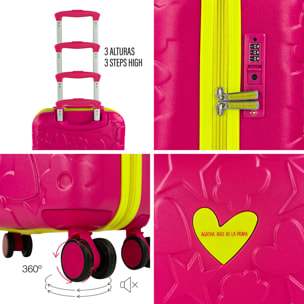 Juego De Maletas Pc Agatha Ruiz De La Prada Iconic Fucsia