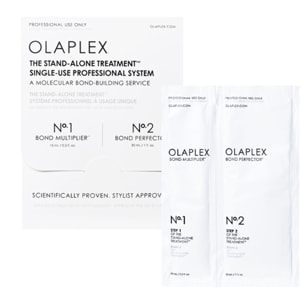 OLAPLEX Set The Stand Alone Treatment Single Use Step N°1 15ml + N°2 30ml