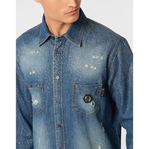 PHILIPP PLEIN Denim Shirt