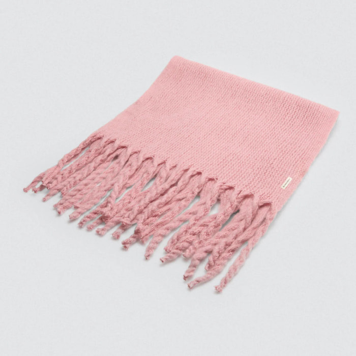 Sciarpa rosa semplice