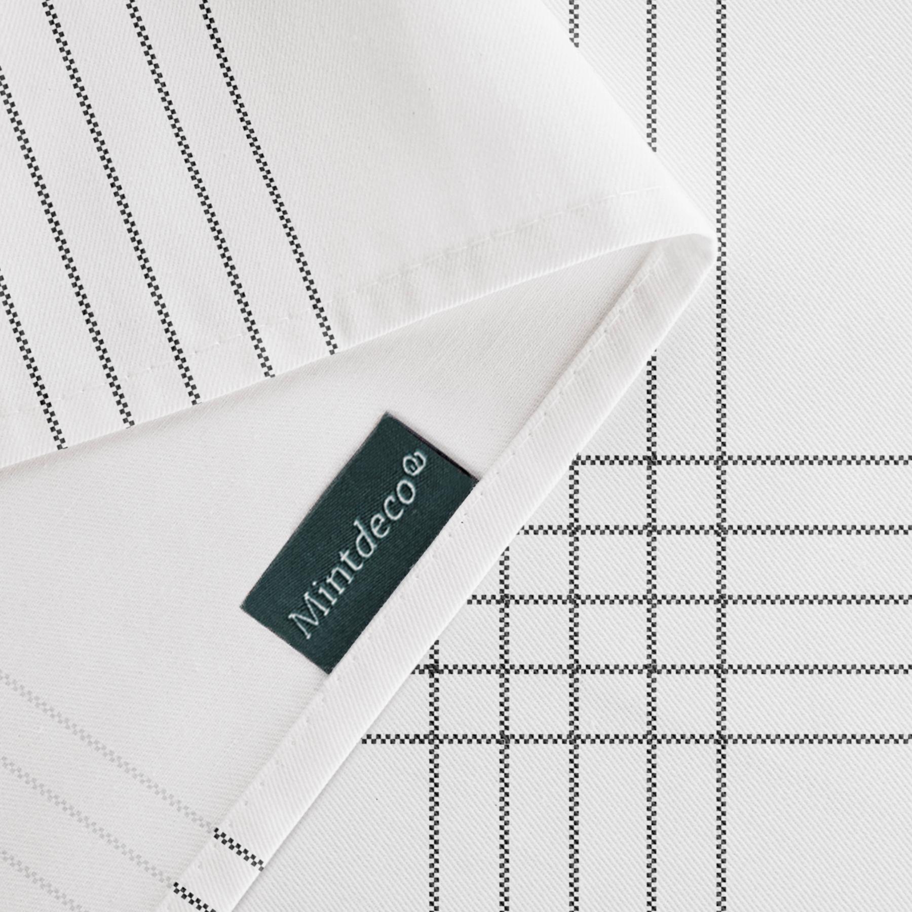 Nappe anti-taches OTTO NOIR - en 100 % coton