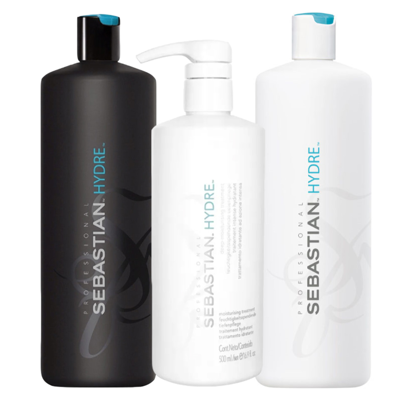 SEBASTIAN Kit Hydre Shampoo 1000ml + Mask 500ml +  Balsamo 1000ml