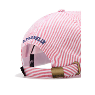 Gorra Unisex D.Franklin de Rayas Color Rojo