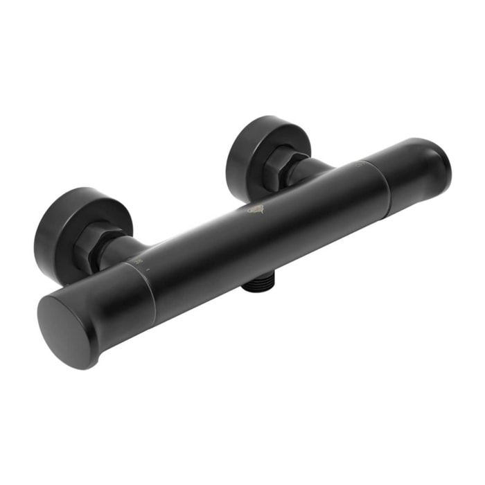 Mitigeur de douche Swiss Aqua Technologies Dark sans kit de douche 150 mm noir SATBSDA268C