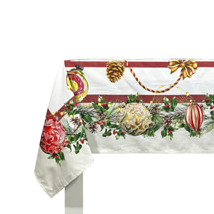 MANTEL DE NAVIDAD DECORATION 150x200 cm