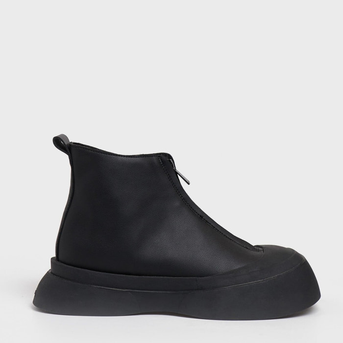 Zapatillas de piel Hanni High Negro