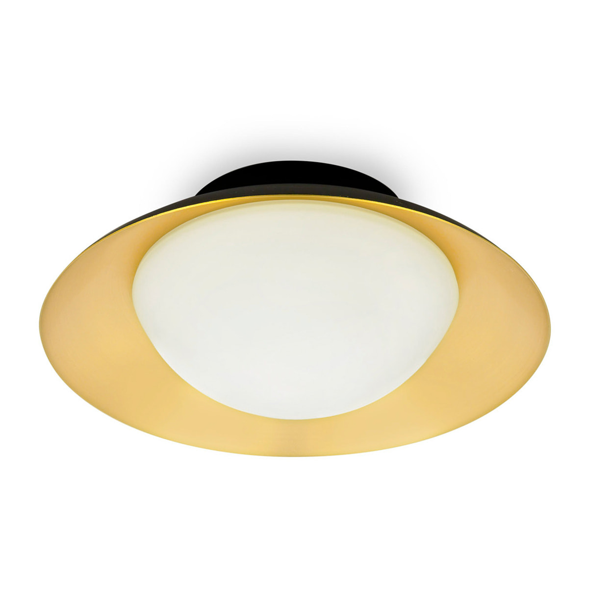 SIDE 200 Plafoniera nera e oro G9