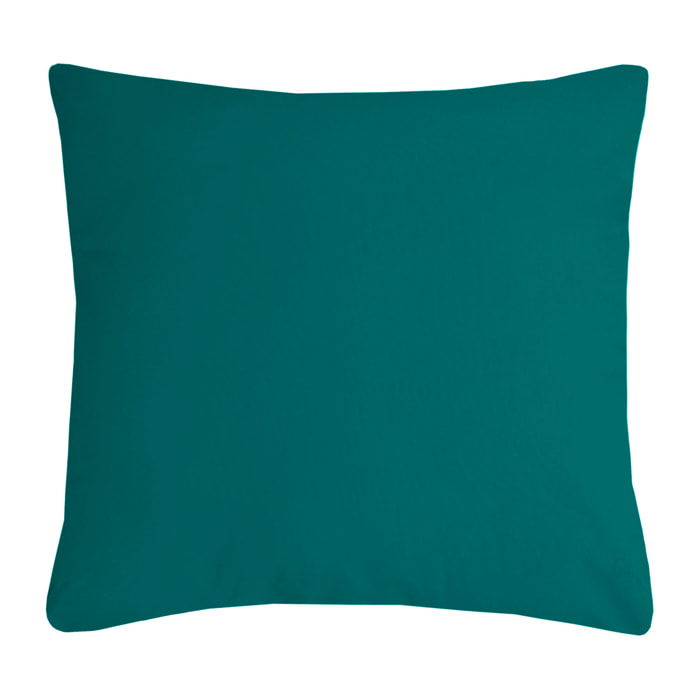 Coussin uni - Bleu Canard