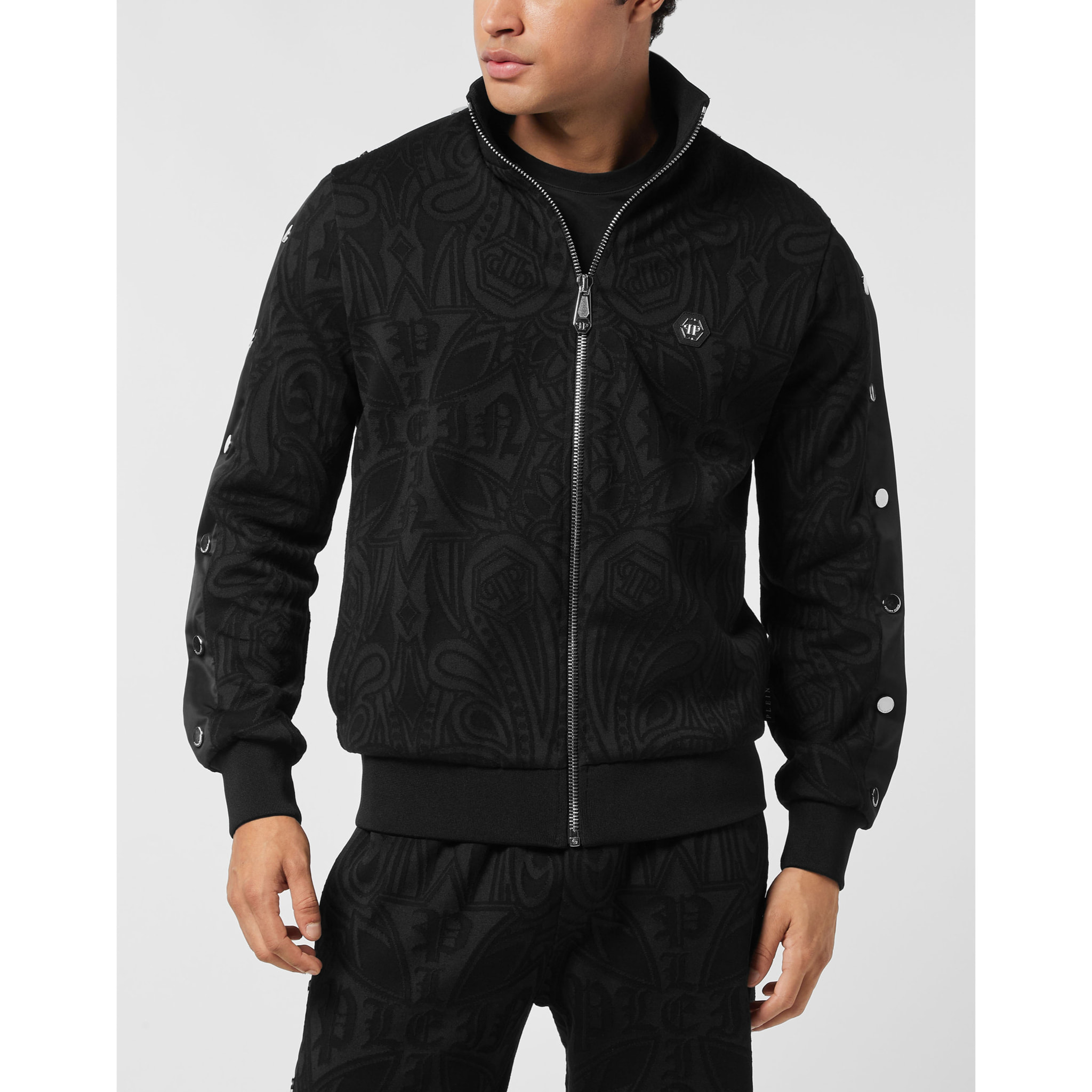 PHILIPP PLEIN Jogging Jacket CHROME