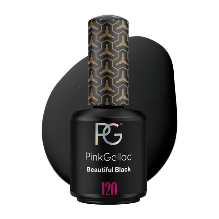 Vernis semi-permanent - 120 Beautiful Black - 15 ml