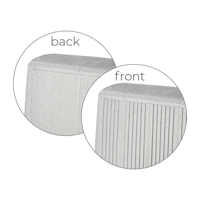 Barril de agua de lluvia concrete de 200l color hormigón