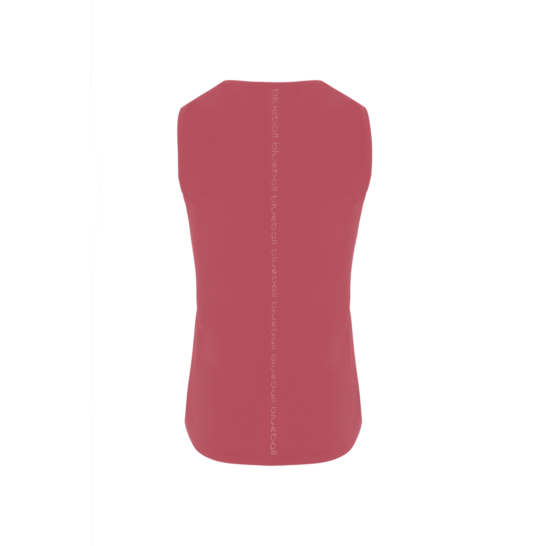 T-SHIRT DA CORSA A MANICHE SOTTILI DA DONNA BLUEBALL ROSA CON LOGO BIANCO