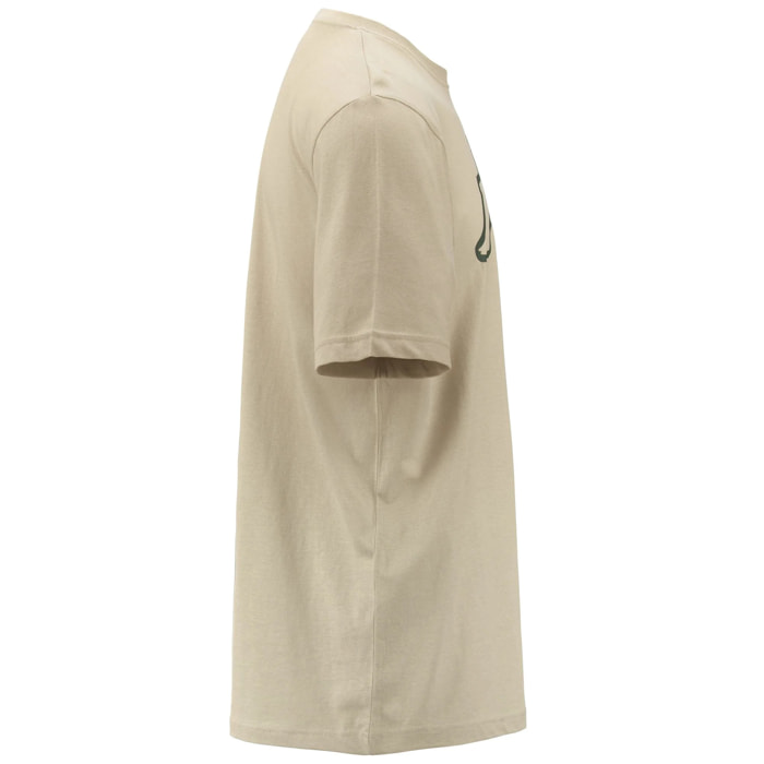 Kappa - T-Shirts & Top Uomo Beige - Logo Amberis Dk