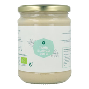 PLANETA HUERTO | Tahín Blanco ECO - Pasta de Sésamo Natural y Ecológica - 350 g de Deliciosa Pasta de Sésamo para Uso en Cocina y Repostería