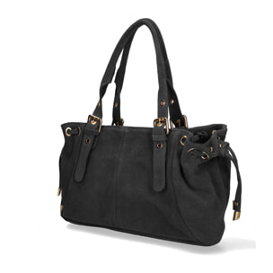 Borsa a mano da donna Made in Italy - Modello Lumena Lux - 100% pelle - 20.0 x 21.0 x 33.0 cm