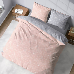 Parure housse de couette 3pcs 100% coton 57 fils shyne