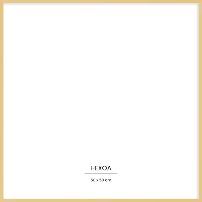 Cadre métal Or 50x50cm cadre seul