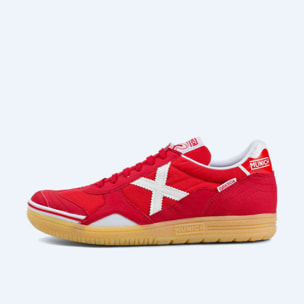MUNICH GRESCA 24 Zapatillas fútbol sala Diseño Rojo y Blanco