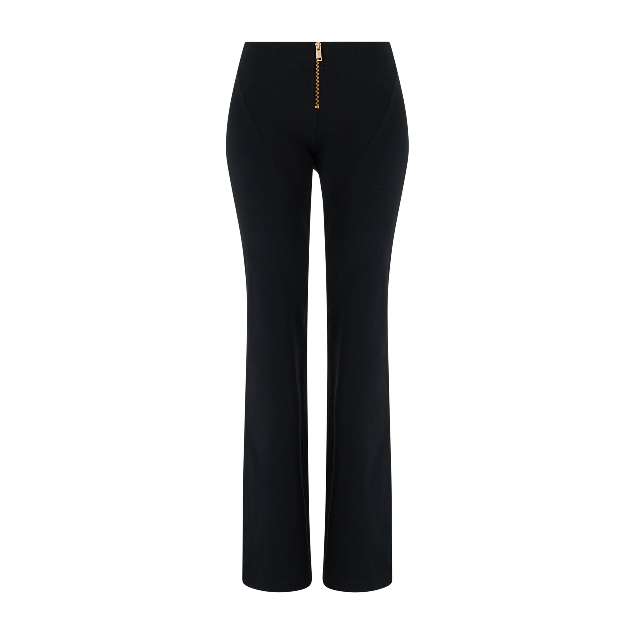 Pantaloni push up WR.UP® vita bassa e fondo super flare