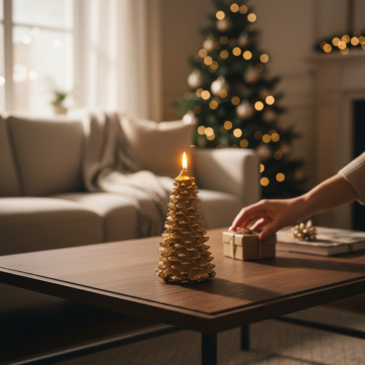 Albero con led - Pezzi 2 - ORO - Bianchi Dino SpA