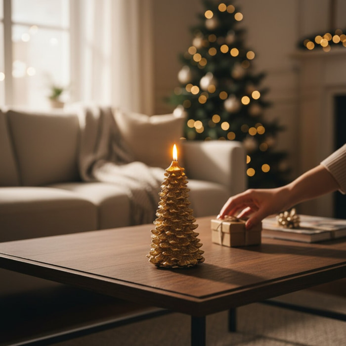 Albero con led - Pezzi 2 - ORO - Bianchi Dino SpA